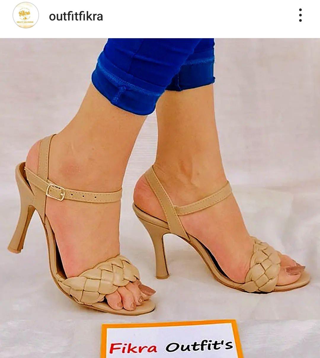 CV DOUBLE ROPE HEEL(Message us on Instagram or WhatsApp for any kind of information we are available)