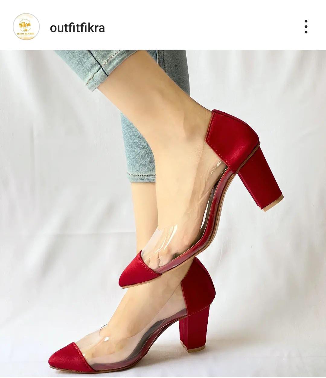 WDW HEEL (3" BLOCK)(Message us on Instagram or WhatsApp for any kind of information we are available)