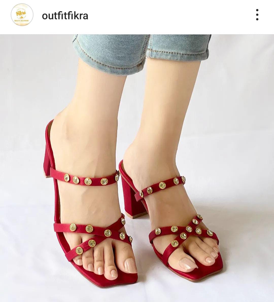 HRU HEEL((More Rs 500 Discount Buy Any 2 Design. You can Message us on Instagram & What's App for any information)