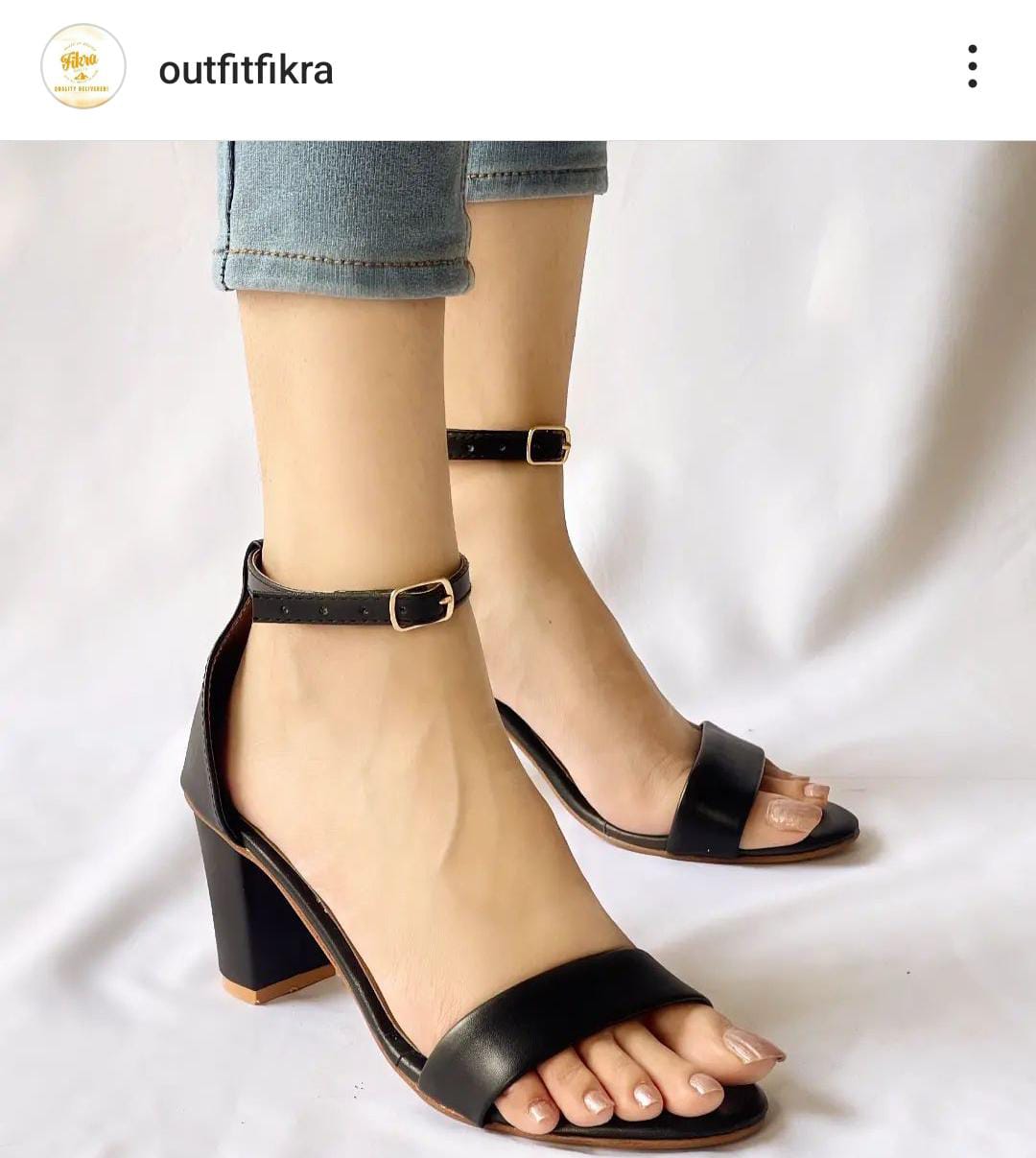CV HEEL (3"INCHES)(Message us on Instagram or WhatsApp for any kind of information we are available)