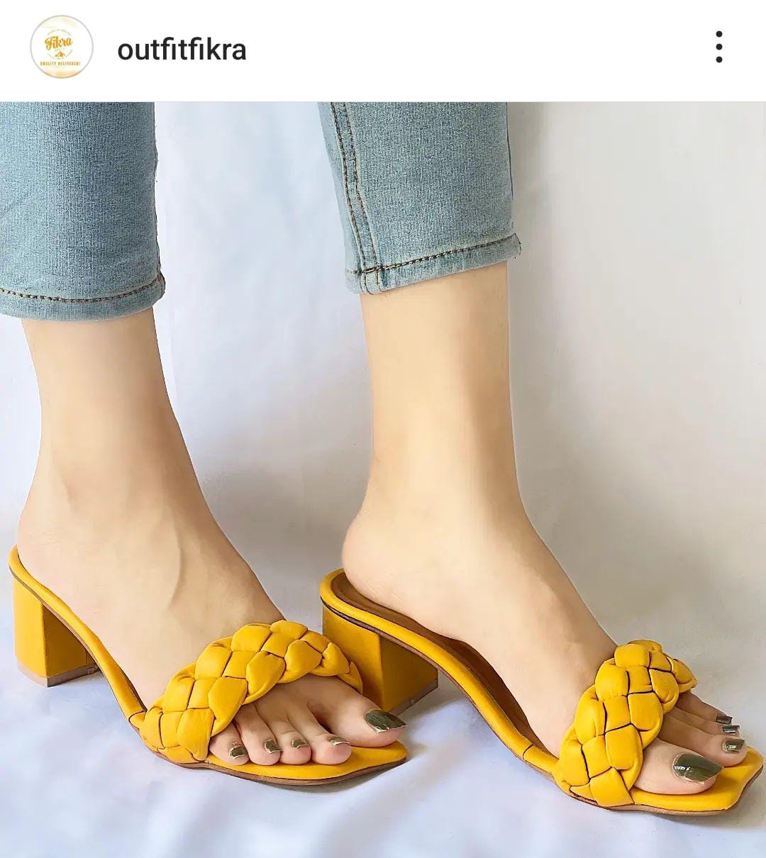 DOUBLE ROPE HEEL(Message us on Instagram or WhatsApp for any kind of information we are available)