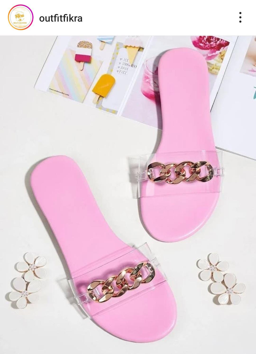 CHAIN TRANSPARENT FLAT(Message us on Instagram or WhatsApp for any kind of information we are available)