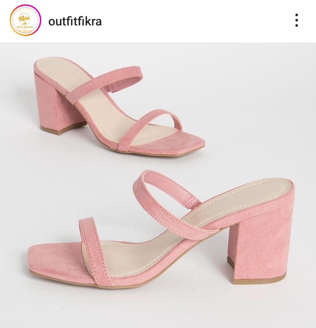 TWO STRIP HEEL(Message us on Instagram or WhatsApp for any kind of information we are available)