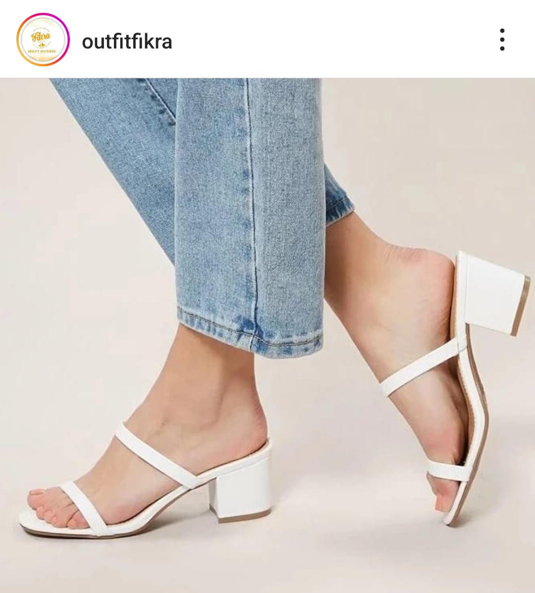 TWO STRIP HEEL(Message us on Instagram or WhatsApp for any kind of information we are available)