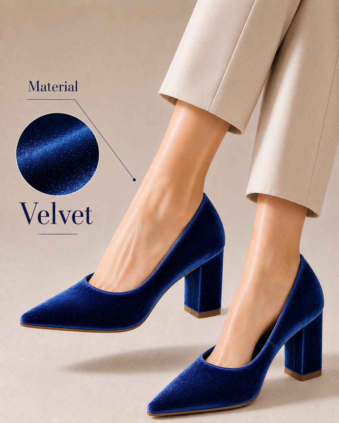 TALL VALVET HEEL