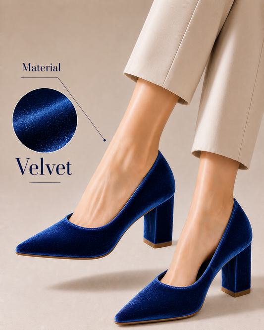 TALL VALVET HEEL